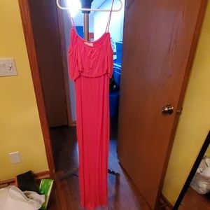 Coral Maxi Dress